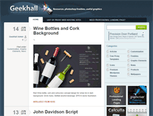 Tablet Screenshot of geekhall.net